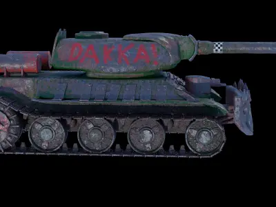 Ork Tank T-34-85 3D model 3D model