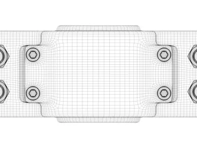 Pillow block bearing units 3D model