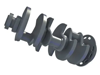 Crankshaft  V6 Engine 3D model