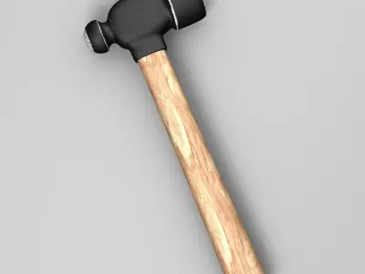 Used Ball Pen Hammer 3D model