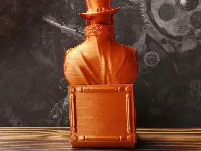 Steampunk Bust 3D print model