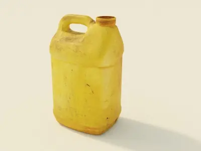 Dirty Container - Plastic Bottle 3D model