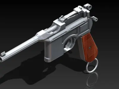 Mauser C96 3D model