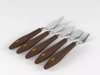 Palette knife 3D model