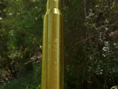 556 AR bullet model 3D model