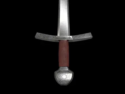 Sword PBR Low Poly Low-poly 3D model