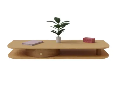 Wall Mounted Table Free low-poly 3D model