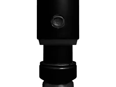 Precision Industrial Bearing Connector Part Low-poly 3D model