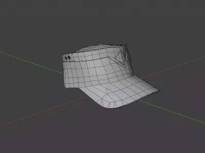 AFU Cap Low-poly 3D model