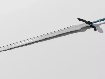 Vindaaris Sword Low-poly 3D model