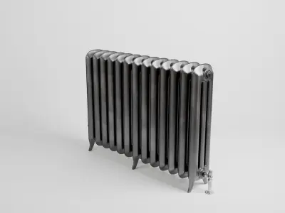 Cast iron radiator 3D model purchase