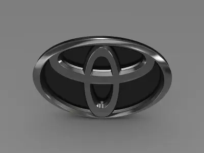 Toyota Motors Logo 3D model