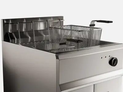  industrial fryer 3D 3D model