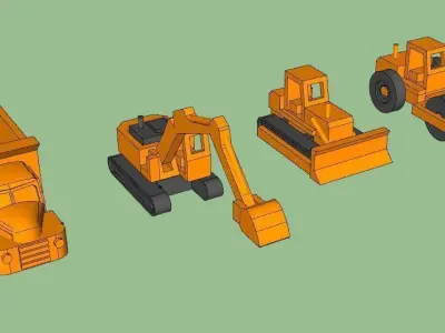 Heavy Duty Truck Vehicle by Outland Models 3D Printable 3D print model