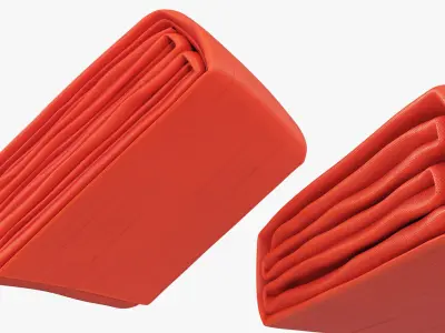 Polyethylene Tarpaulin Sheet Folded 3D model