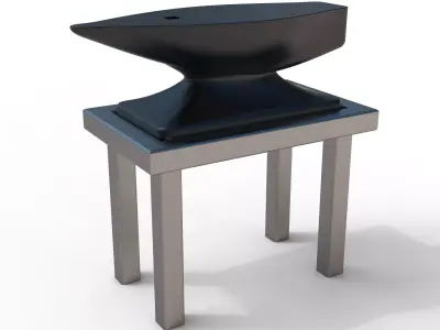 Blacksmith Anvil 4K 3D model