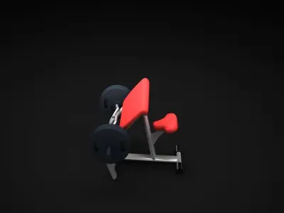 Bench Scott 3D model