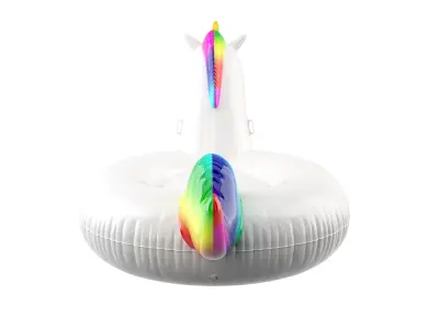 Inflatable Party Tube Swimming Unicorn 3D model