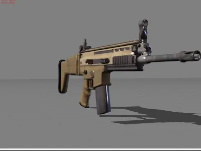 ScarL Low-poly 3D model