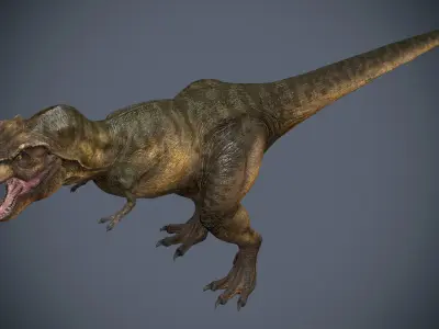 Tyrannosaurus  Rex-model Low-poly 3D model