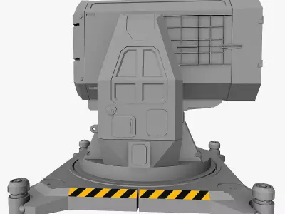 Sci-fi Rocket Launcher 3d Model 3D model