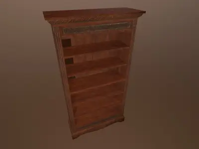 Antique Cupboard -PBR Game Ready 3D model Low-poly 3D model get