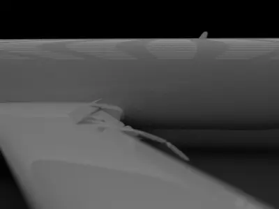 737-like plane 3D model