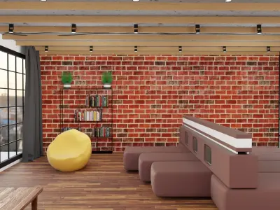 Industrial Loft Apartment 3D model