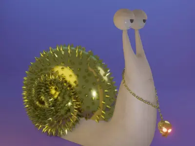 Snail 04 3D model