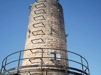  Industrial Chimney Low-poly 3D model