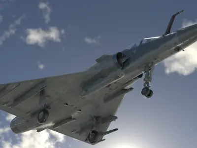 Dassault Mirage 2000 3D model buy