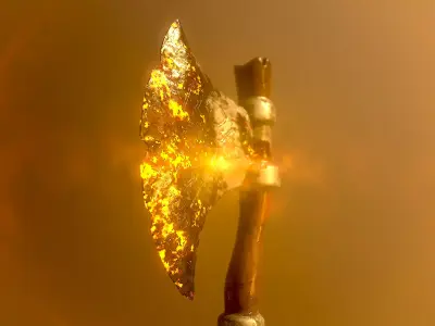Burning Axe Free Viktig Games Free 3D model