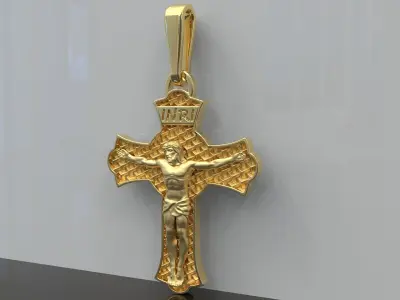 Cross Pendant 3D print model