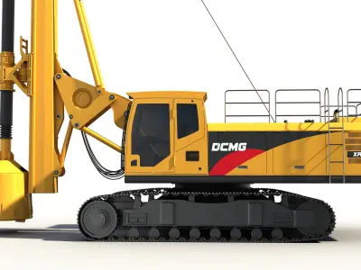 Rotary Drilling Rig 3D model purchase