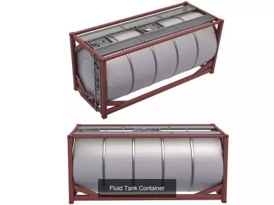 Tank Container collection  3D Model Pack