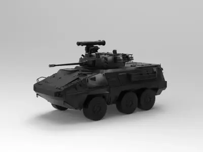 Armored Personnel Carrier 3D model purchase