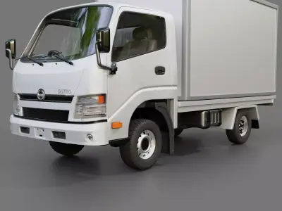 Hino Dutro Cargo Truck Free 3D model
