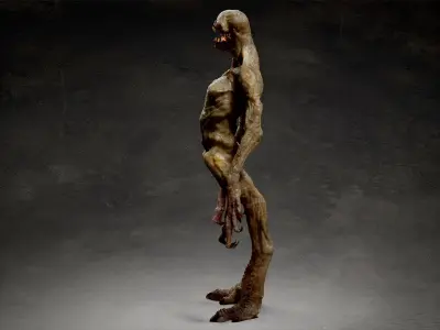 Ghoul creature 3D model