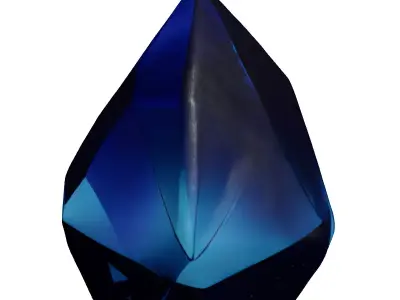 Fantasy Mana Crystal Gem 3D model