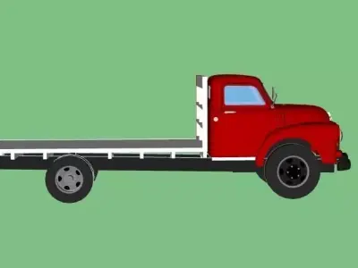 Bedford Truck 3D Model 3D print model purchase