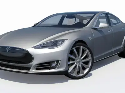 2014 Tesla Model S 3D Model 3D model