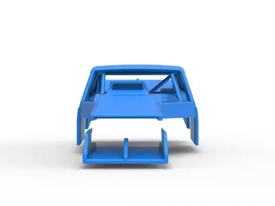 Shell of Vintage Asphalt Modified stock car V8 Scale 1 to 25 3D print model