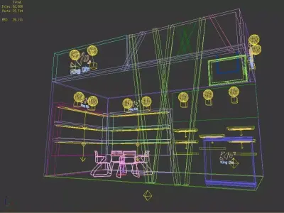 Exhibition - Area - 3X6-3DMAX2009-22 3D model