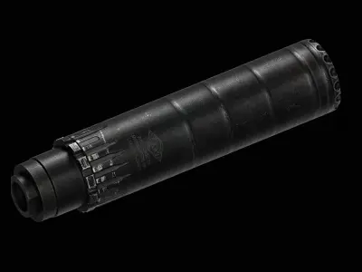YHM Turbo T3 Suppressor Low-poly 3D model