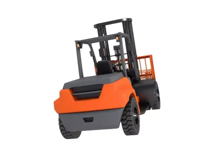 Toyota Pneumatic Forklift 3D model