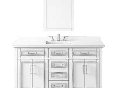 OVE Sarah II 60 Vanity 3D model