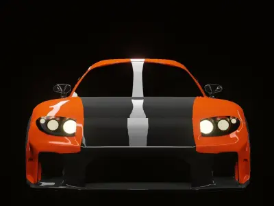 Rx7 Veilside free model Free 3D model