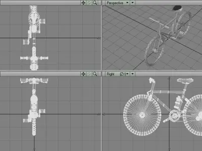 Bicycle - Mountianbike 3D model