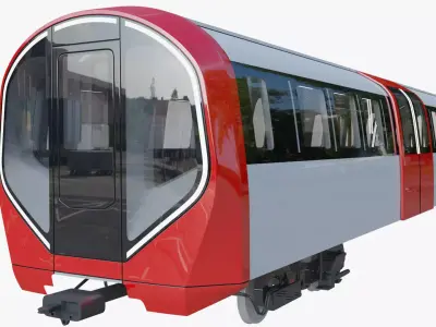 New tube for London locomotive 3D model