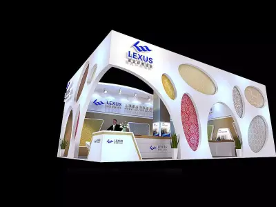 Exhibition - Size - 12X8-3DMAX2009-0019 3D model